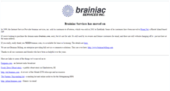 Desktop Screenshot of brainiac.com